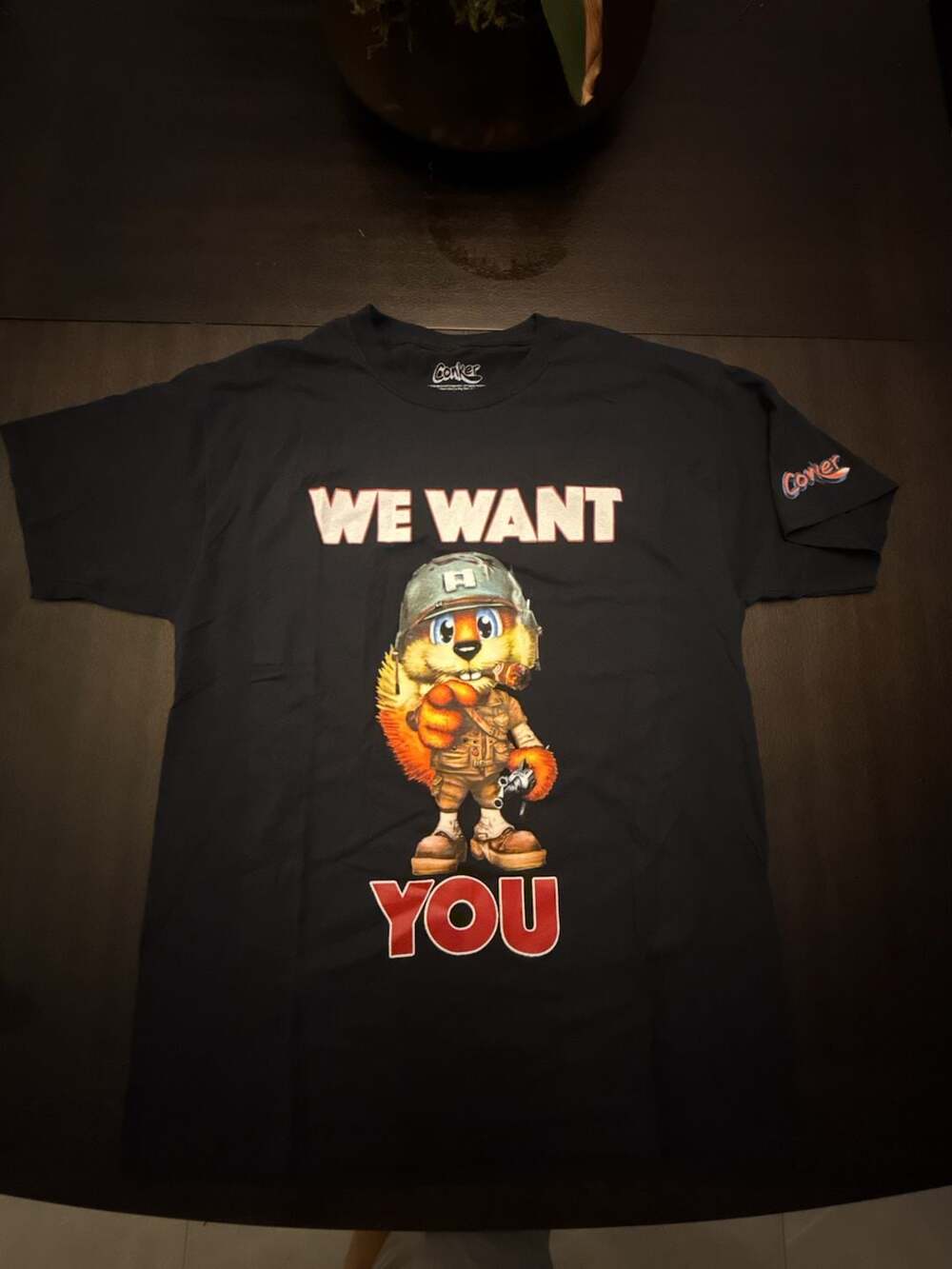 Conker's Bad Fur Day 'We Want You' Graphic T-Shirt size L